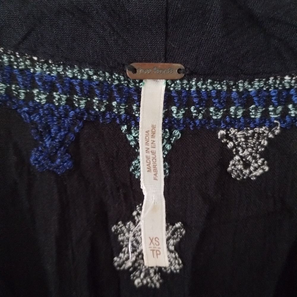 Free People Star Gazer Embroidered Dress XS - Picture 5 of 6